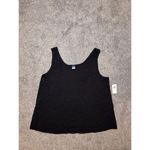 Old Navy Women's Black Sleeveless Tank Top NWT Size Small